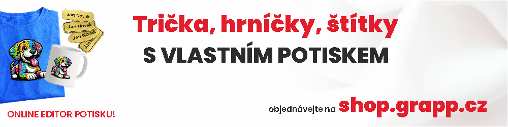 Trička a hrnečky s vlastn&iacute;m potiskem a zav&aacute;děc&iacute; slevou 20% zde